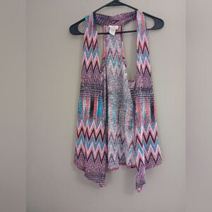 Self Esteem Sleeveless Vest Cardigan Size Large